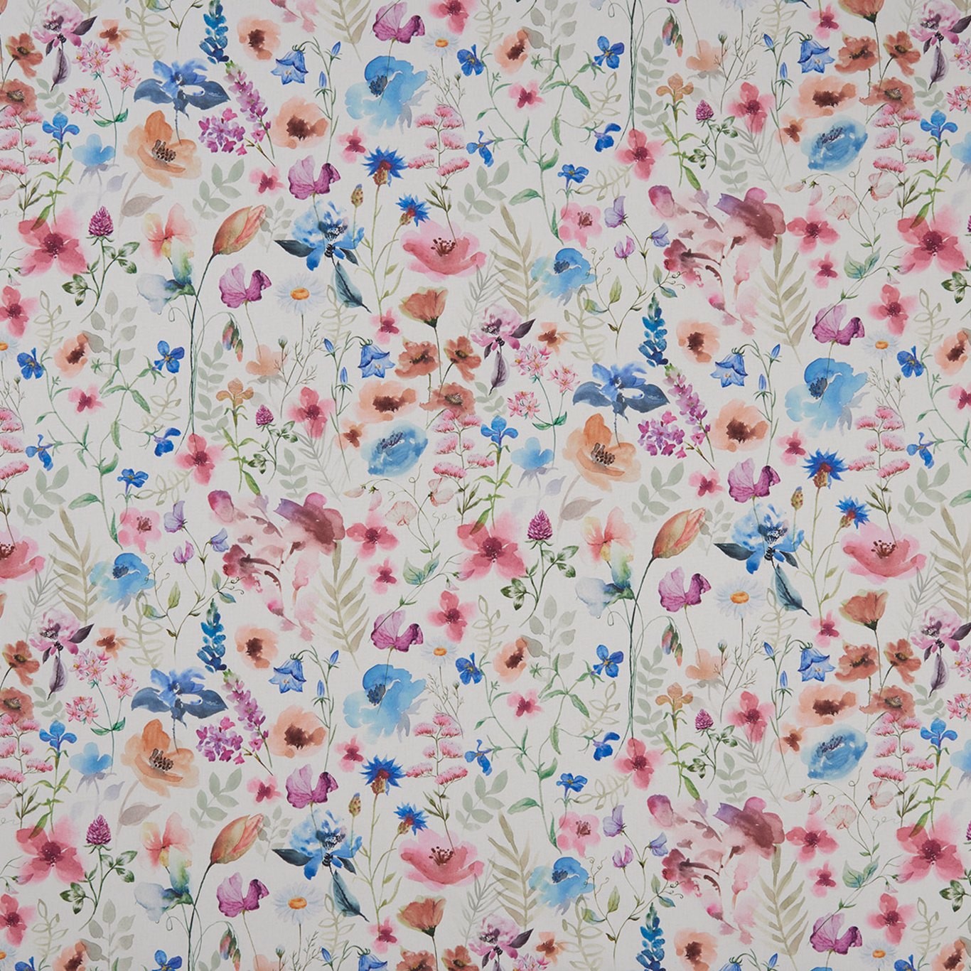 Lolita Fabric - Multi/Cream - By Clarke and Clarke - F1164/01