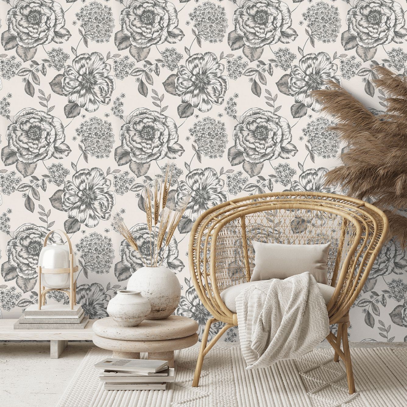 Mirella Dove Wallpaper - By Prestigious - 1615/903