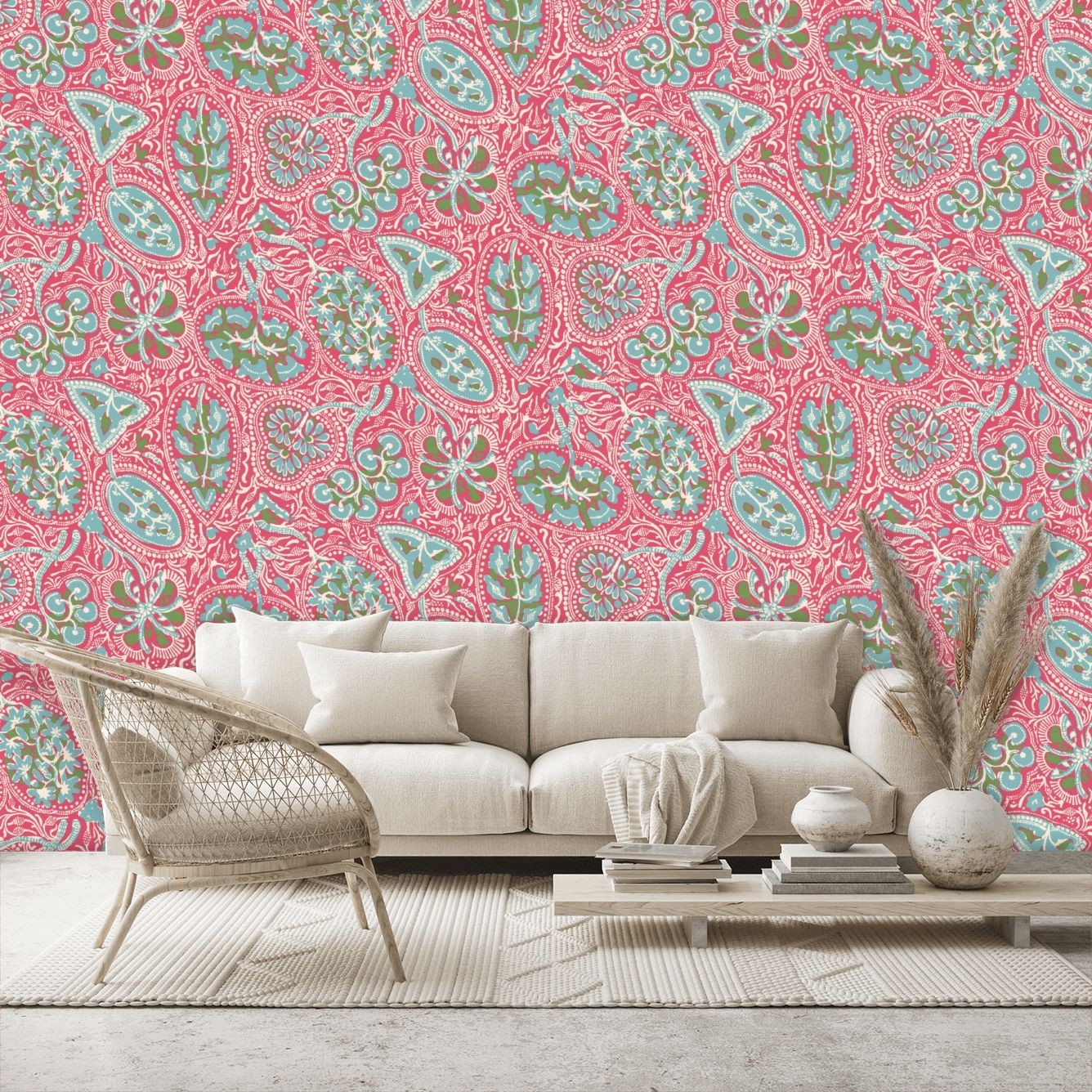 Cochin Wallpaper - Pink - By Thibaut - T88719