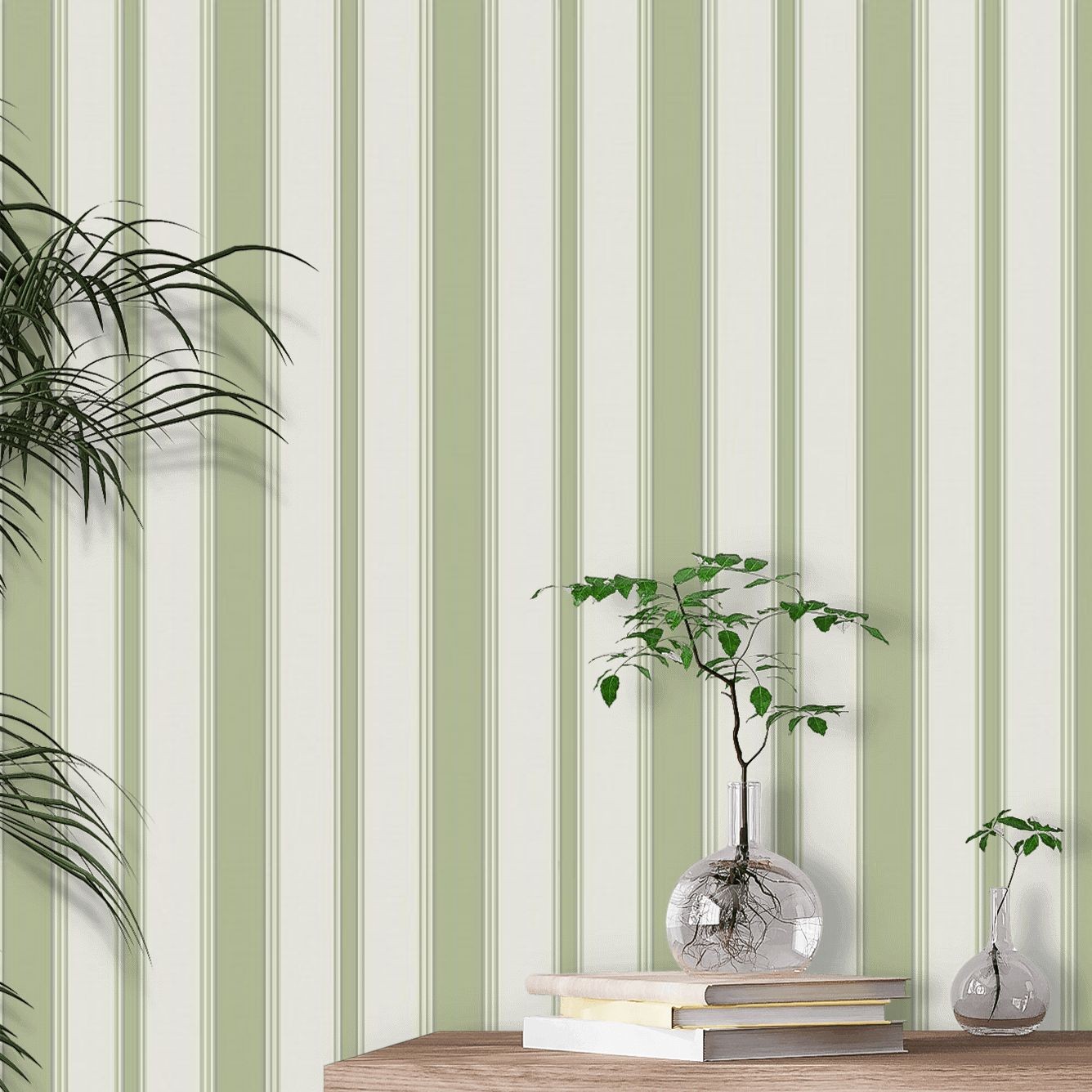 lime green and grey wallpaper - Google Search | Green striped wallpaper, Striped  wallpaper, Striped room