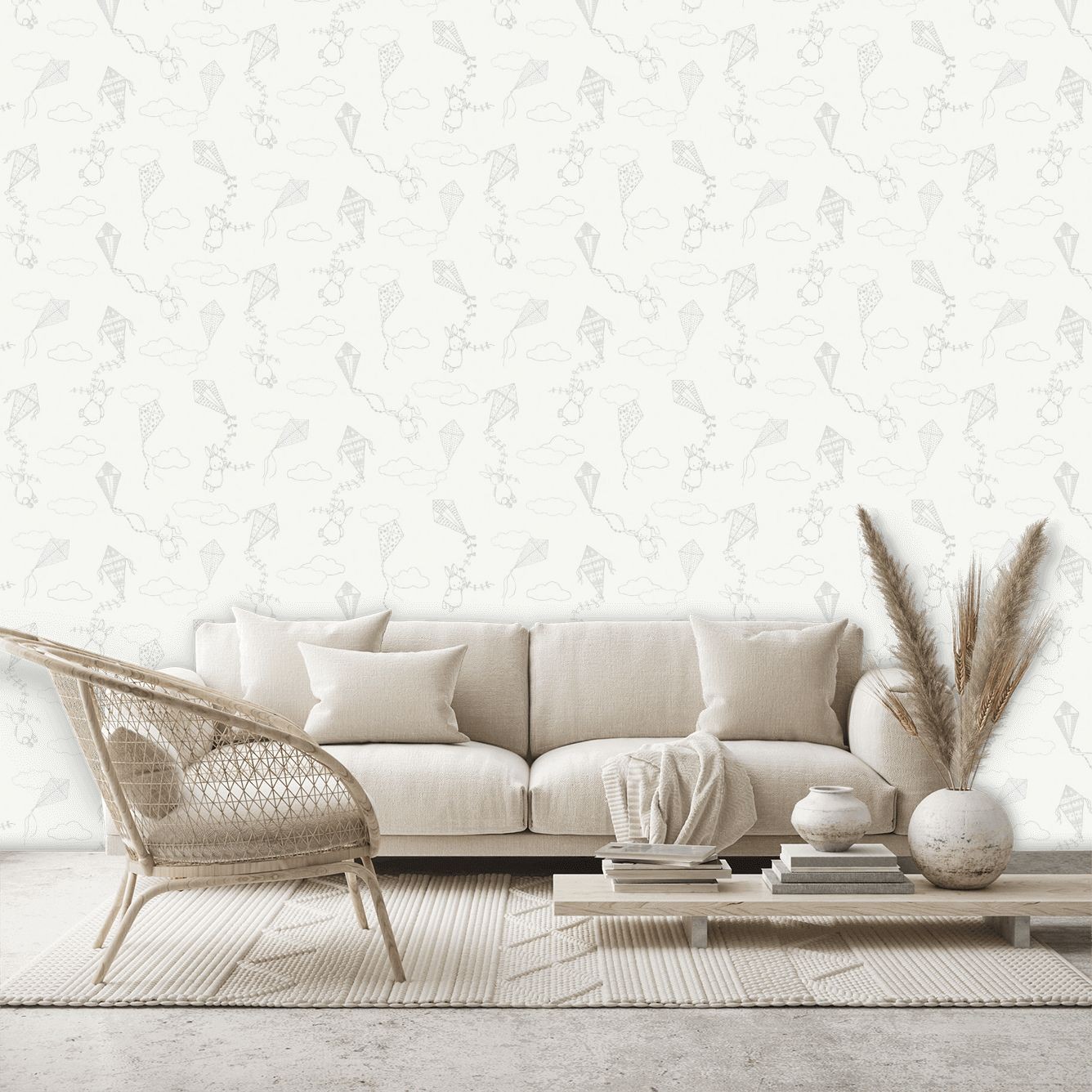 Cream Wallpaper  Wallpaper  wall coverings  BQ