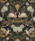 Graduate Collection Deco Swan Wallpaper