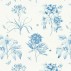 Sanderson Etchings and Roses Wallpaper