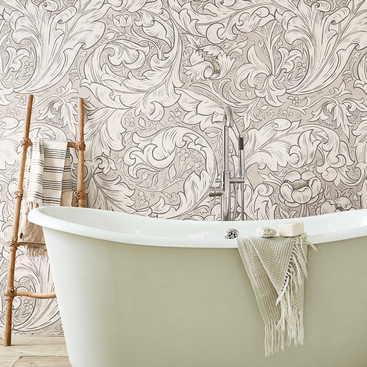 Morris and Co Pure Bachelors Button Wallpaper