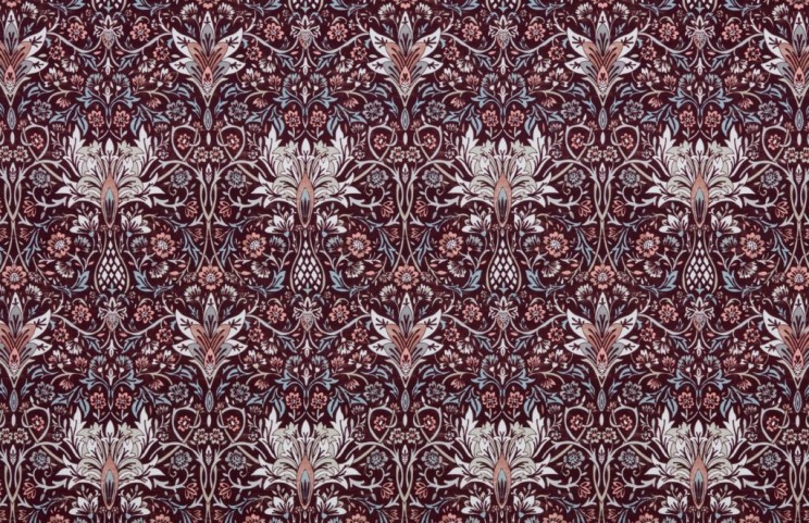 Ashley Wilde Avington Claret Fabric