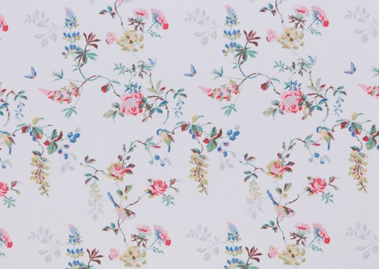 Curtains Cath Kidston Birds And Roses Multi Fabric