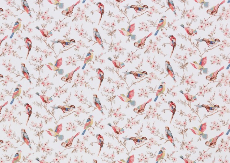 Cath Kidston British Birds Pastel Fabric