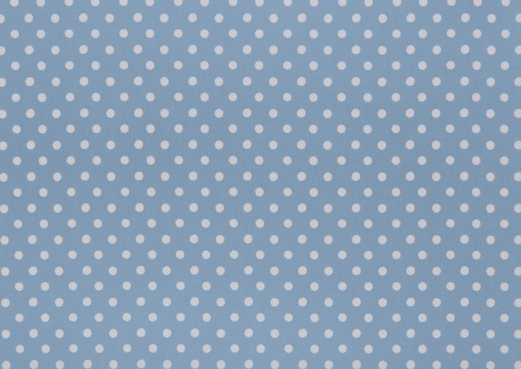 Curtains Cath Kidston Button Spot Blue Fabric