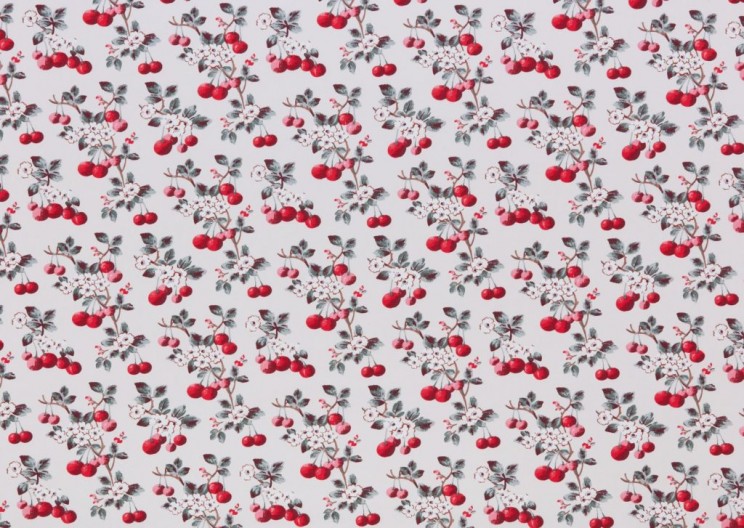 Roller Blinds Cath Kidston Cherry Sprig Red Fabric