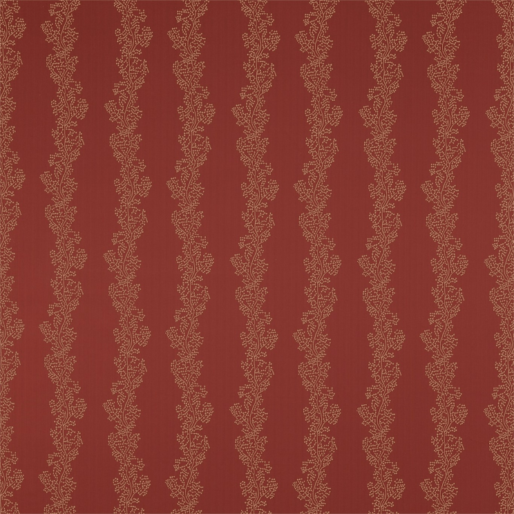 Sanderson Sparkle Coral Henna Fabric