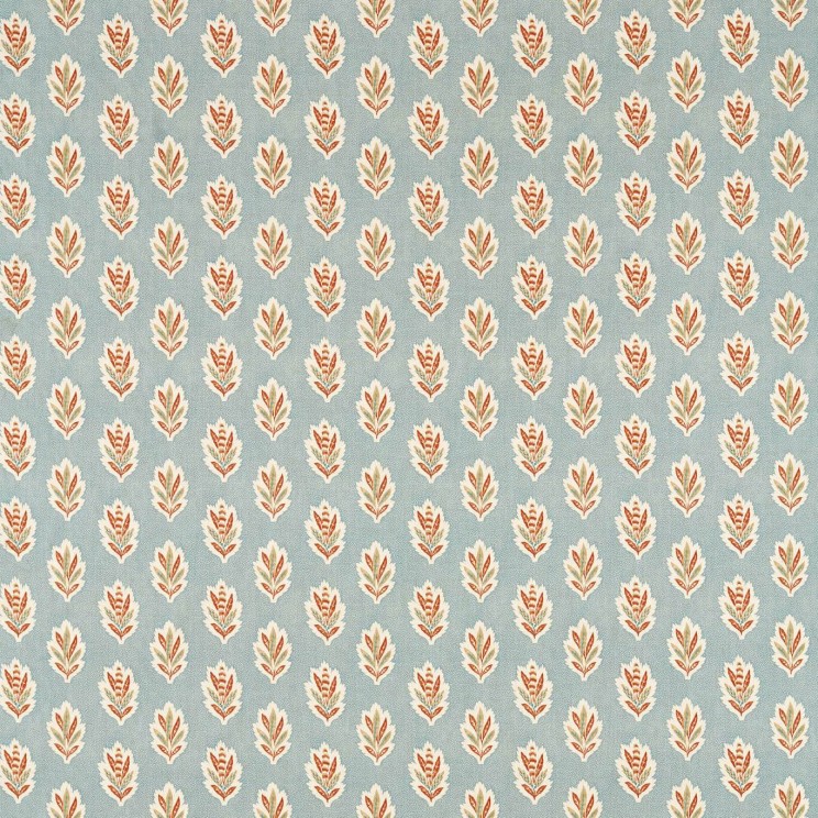 Sanderson Sessile Leaf Blue Clay Fabric