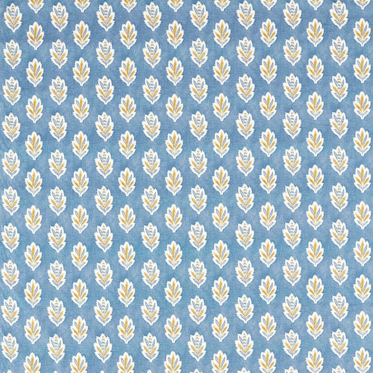 Sanderson Sessile Leaf Cornflower Fabric