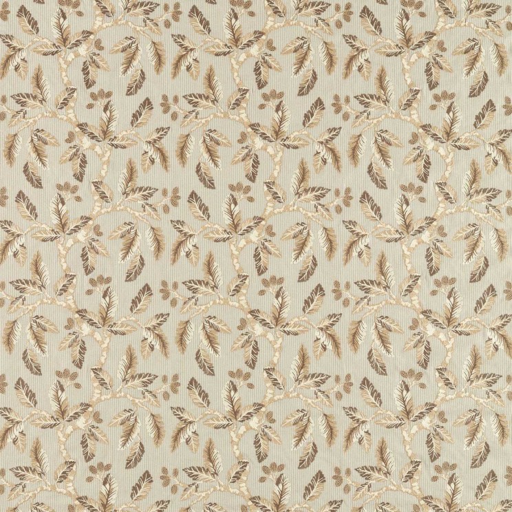 Sanderson Oaknut Stripe Flax/Multi Fabric