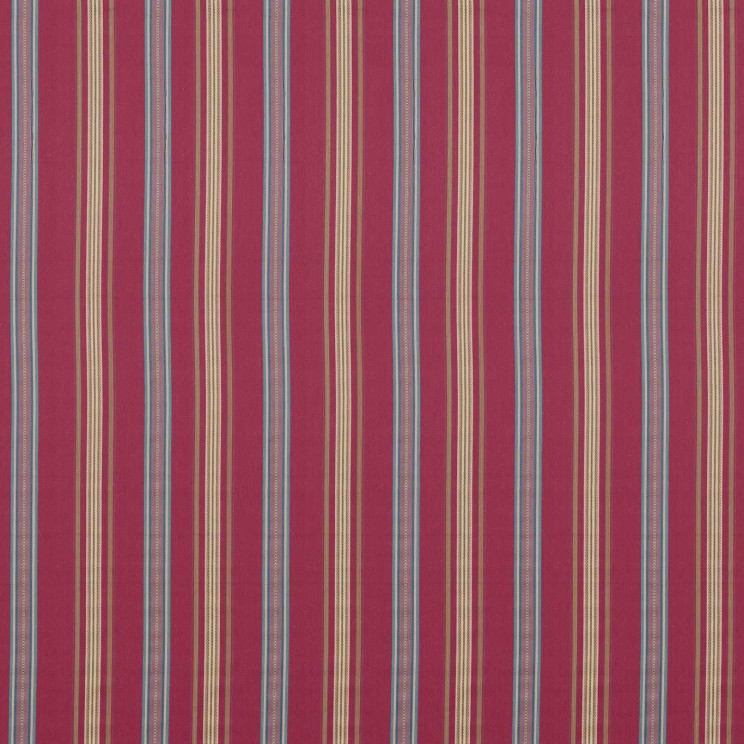 Sanderson Valley Stripe Mulberry/Blue Fabric