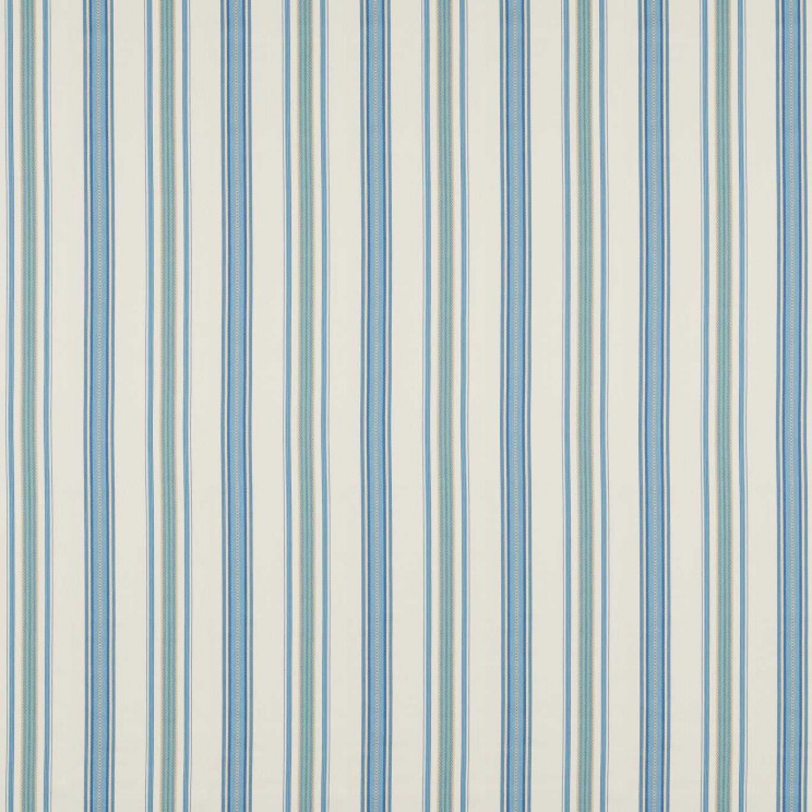 Sanderson Valley Stripe Indigo/Ivory Fabric