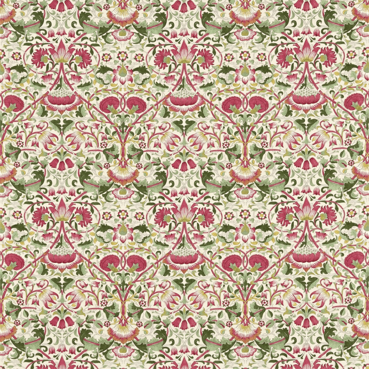 Morris and Co Lodden Rose/Thyme Fabric