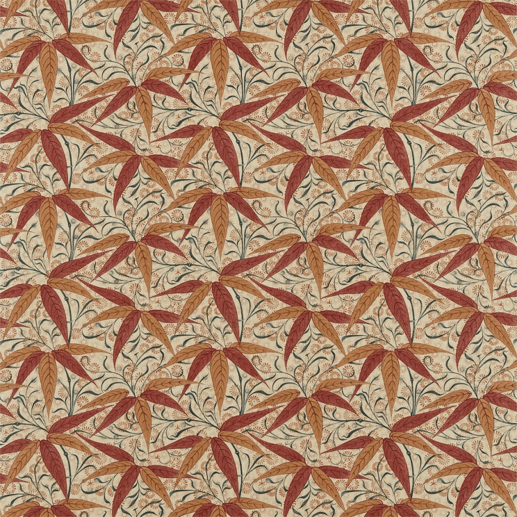 Morris and Co Bamboo Russet/Siena Fabric