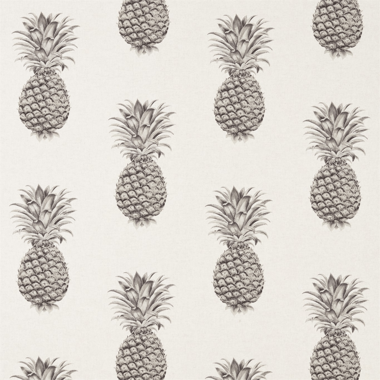 Sanderson Pineapple Royale Graphite/Linen Fabric