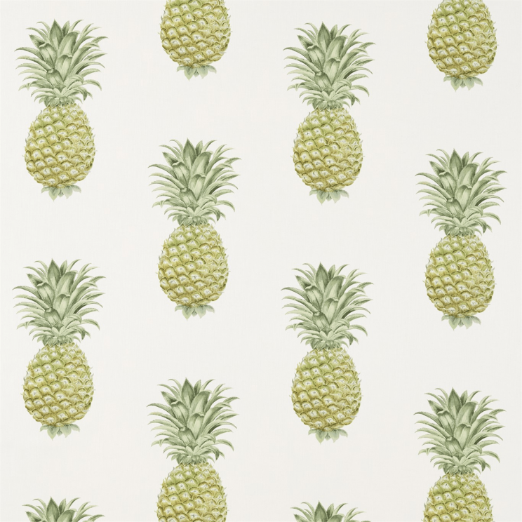 Sanderson Pineapple Royale Garden Green Fabric