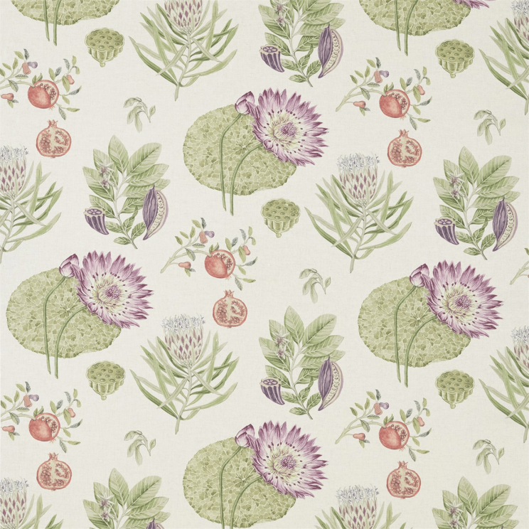 Sanderson Lily Bank Fig Forest Fabric
