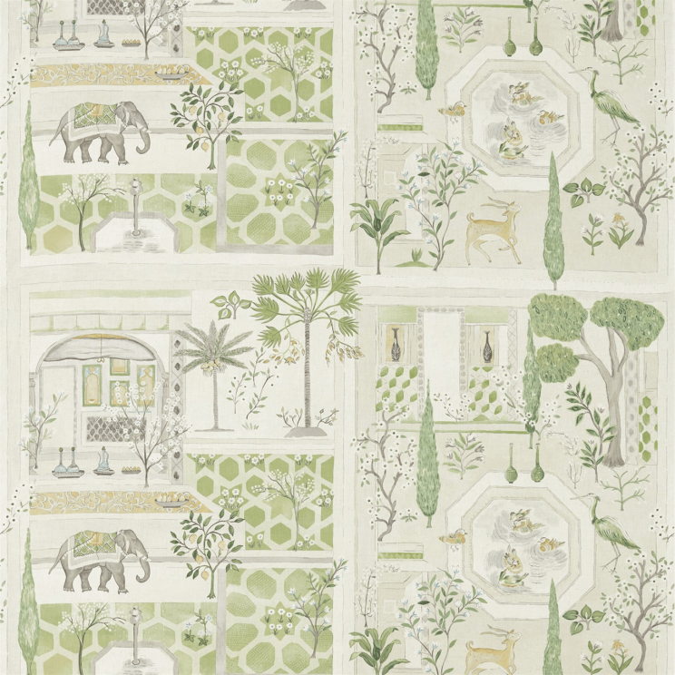 Curtains Sanderson Sultans Garden Fabric 226311