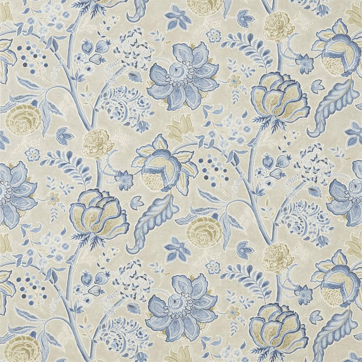 Sanderson Shalimar China Blue/Linen Fabric