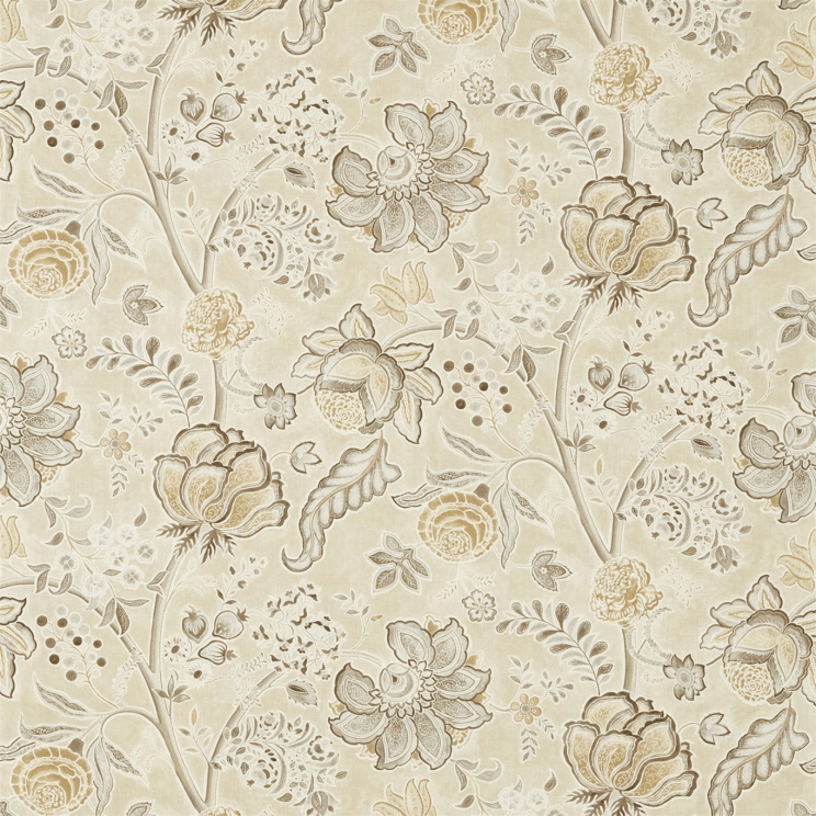 Sanderson Shalimar Sepia/Linen Fabric