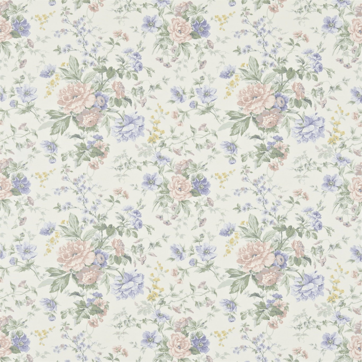 Sanderson Blewberry Cream/Blue Fabric