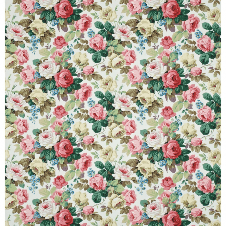 Sanderson Chelsea White/Pink Fabric