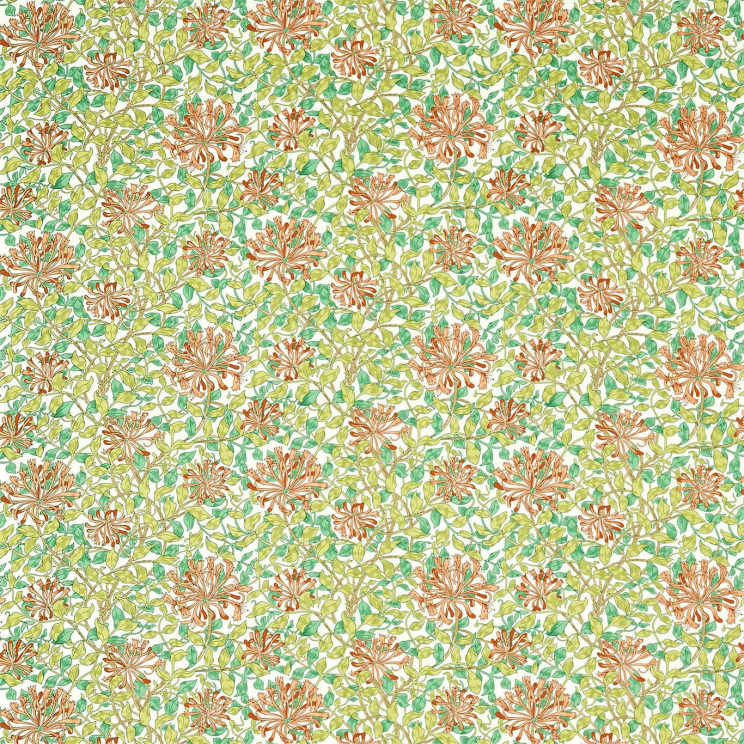Morris and Co Honeysuckle Summer Fabric