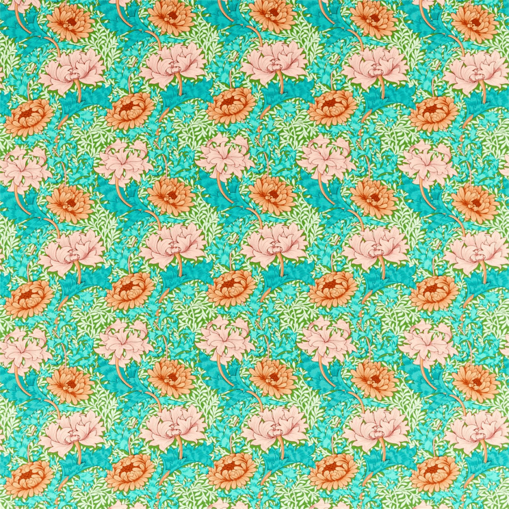 Morris and Co Chrysanthemum Summer Fabric