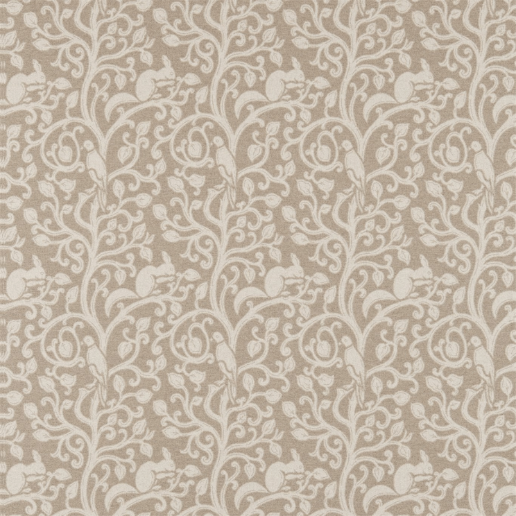 Curtains Sanderson Squirrel & Dove Wool Fabric 233265