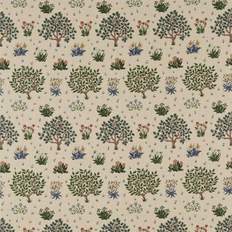 Morris and Co Orchard Forest/Indigo Fabric