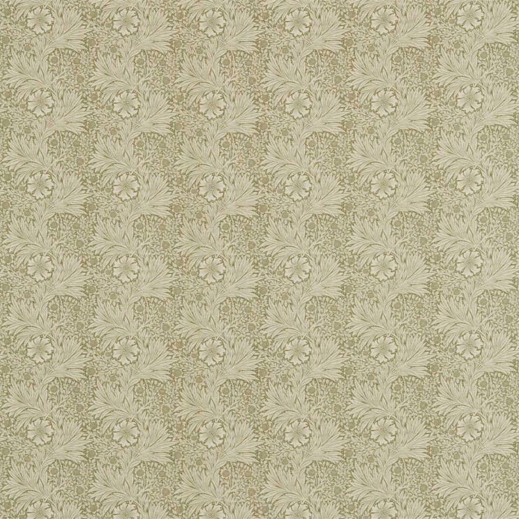 Morris and Co Marigold Olive/Linen Fabric