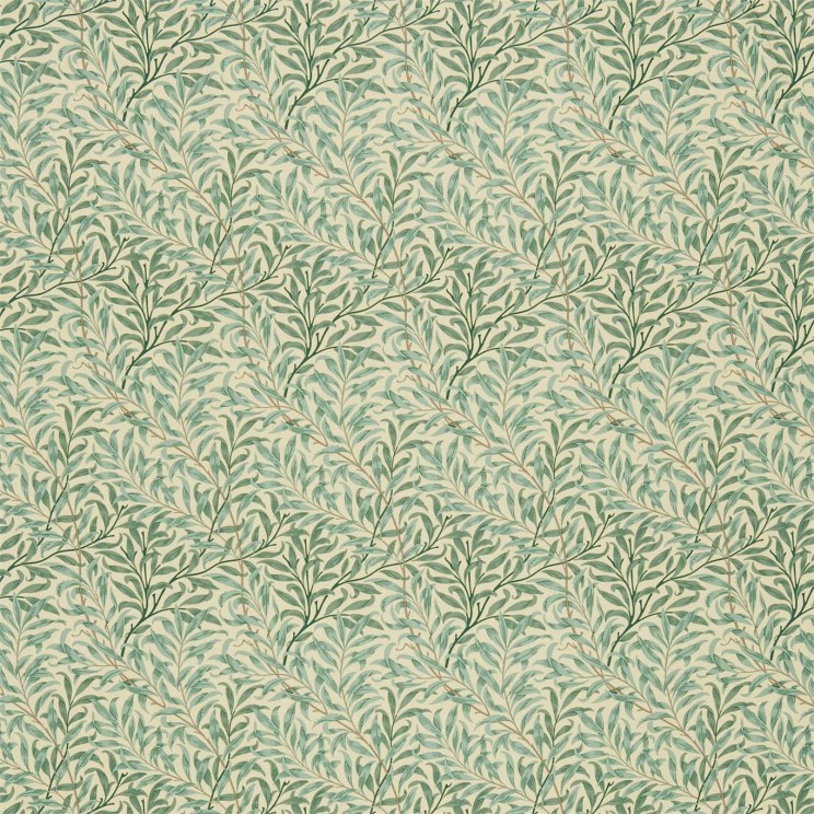 Morris and Co Willow Boughs Cream/Pale Green Fabric