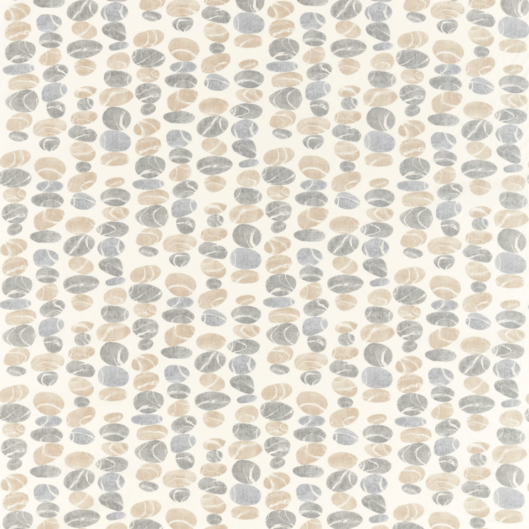 Sanderson Stacking Pebbles Driftwood/Slate Fabric