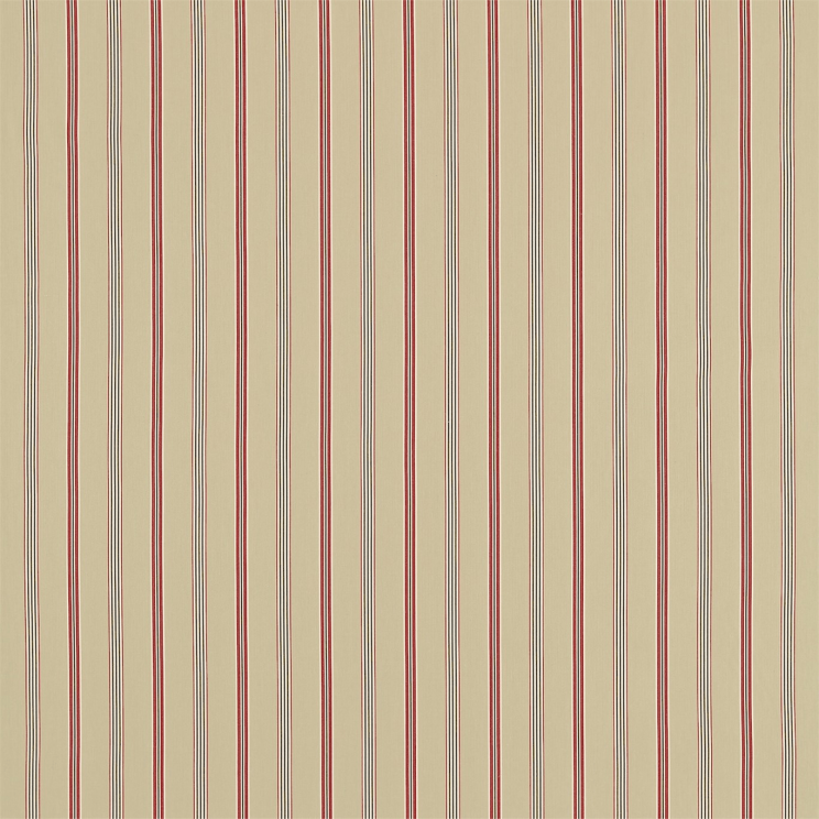 Sanderson Brecon Biscuit/Red Fabric