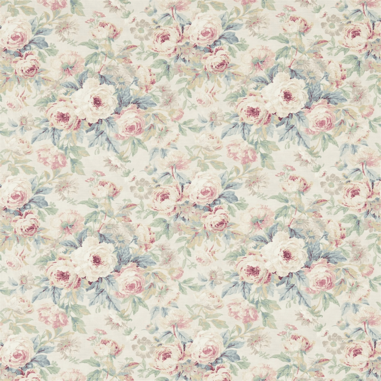 Sanderson Amelia Rose Wedgwood/Rose Fabric