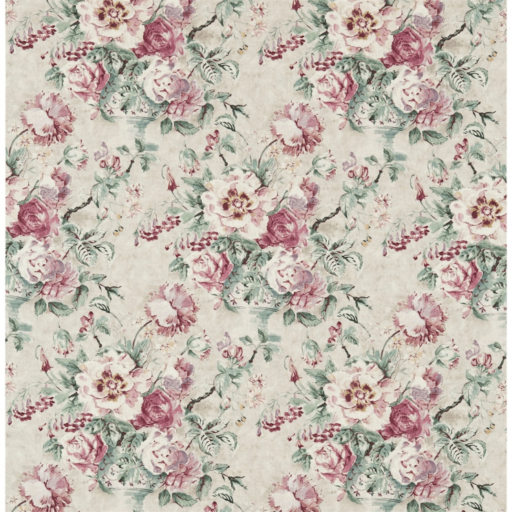 Sanderson Giselle Dove/Pink Fabric