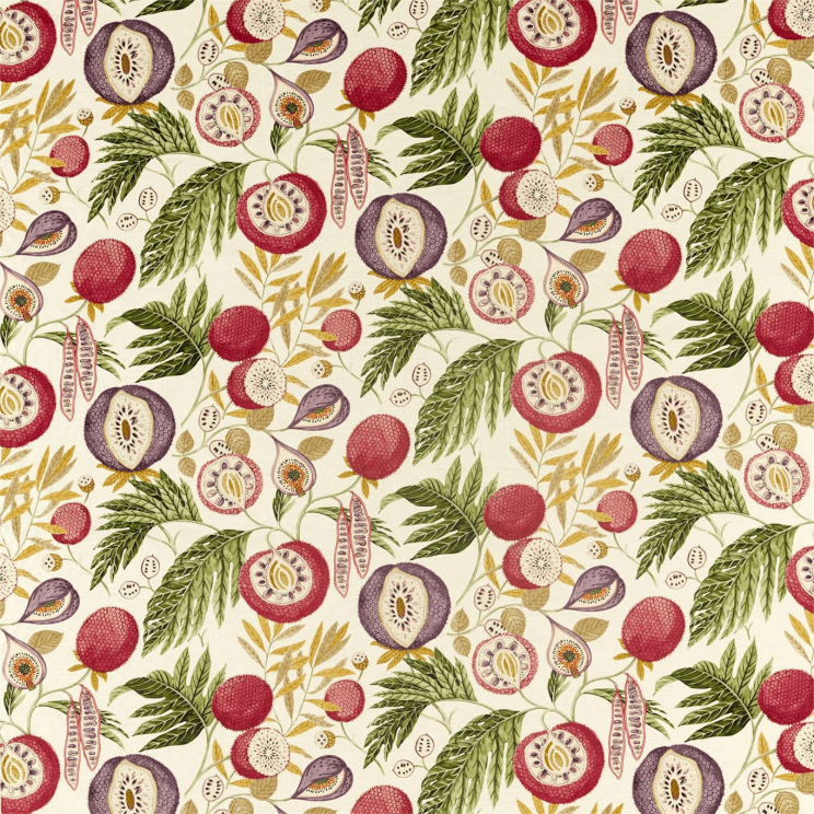 Curtains Sanderson Jackfruit Fig/Olive Fabric 226562