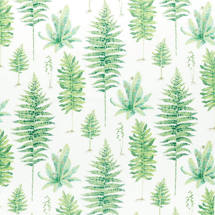 Curtains Sanderson Fernery Botanical Green Fabric 226579