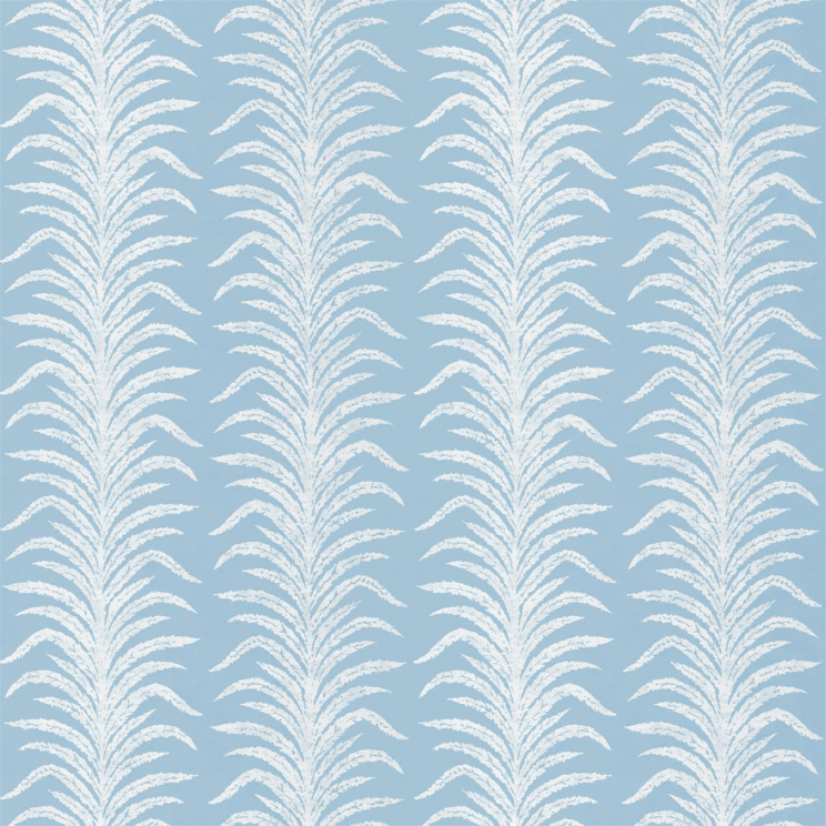 Curtains Sanderson Tree Fern Weave Crusoe Blue Fabric 236768