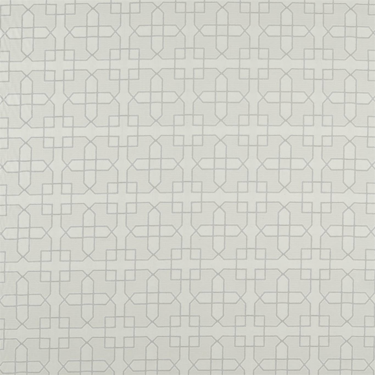 Curtains Sanderson Hampton Weave Glasshouse Grey Fabric 236771