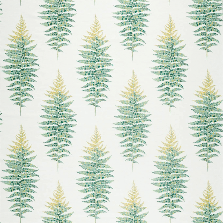 Curtains Sanderson Fernery Weave Botanical Green Fabric 236780
