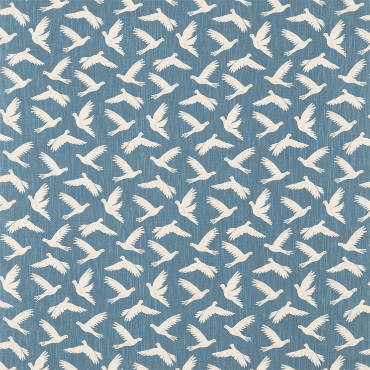 Sanderson Paper Doves Denim Fabric