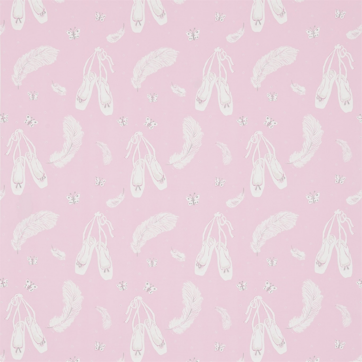 Sanderson Ballet Shoes Pink Fabric