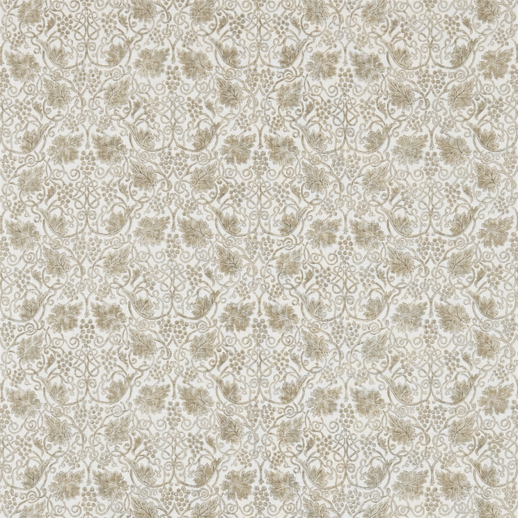 Morris and Co Grapevine Linen/Ecru Fabric