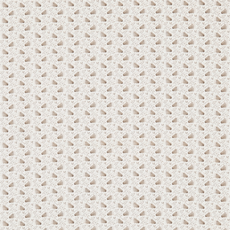 Morris and Co Swans Linen/Ecru Fabric