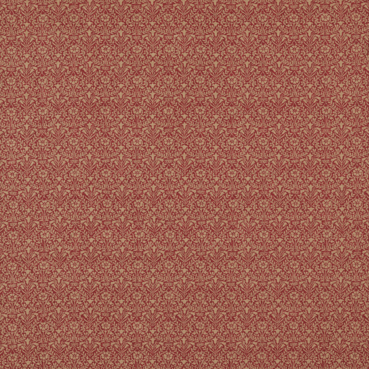 Morris and Co Bellflowers Weave Russet Fabric
