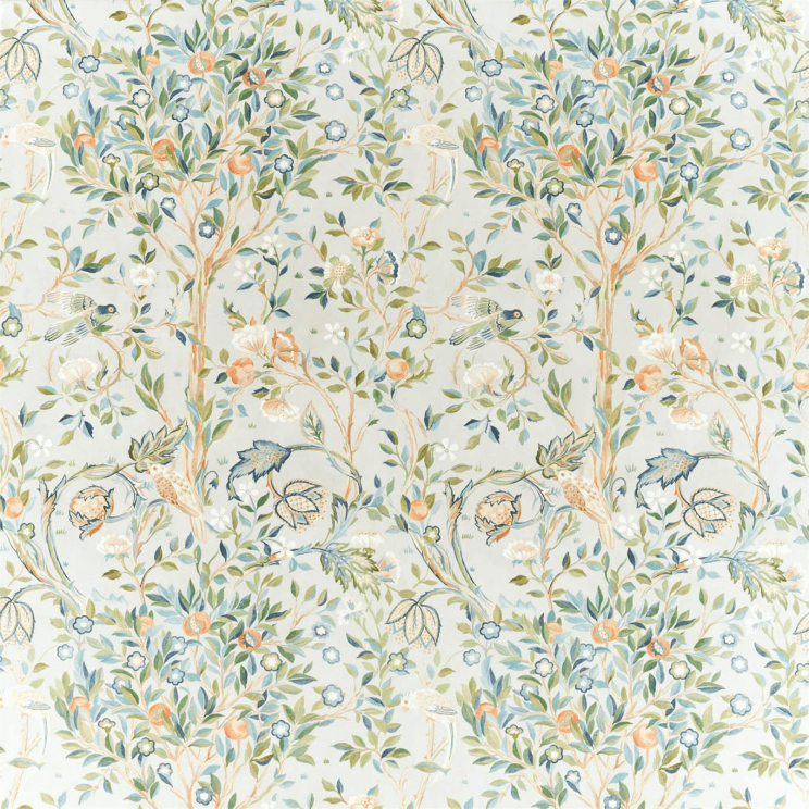 Morris and Co Melsetter Grey Fabric